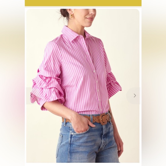 The Shirt by Rochelle Behrens Seville Button down. Worn twice. Originally 212 - Picture 3 of 10